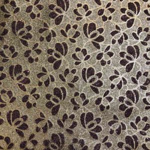 COR 14 – GLITTER FLORES DOURADO