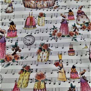 Licra Estampada Música