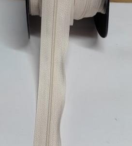 Fecho Zipper a Metro Beje