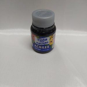 Tinta de Tecido Acrilex Preto 520