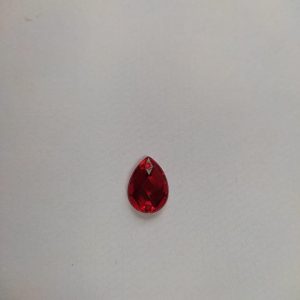 Pedra Decorativa Lágrima Vermelho