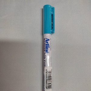 Marcador Permanente Artline para Tecido Azul Pastel