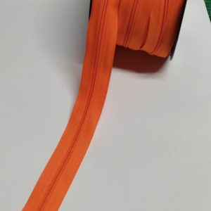Fecho Zipper a Metro Laranja