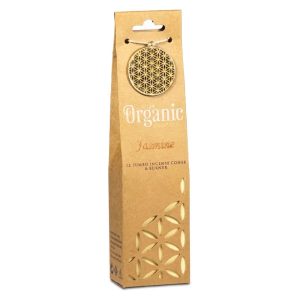 Organic Goodness Jasmine incense cones + burner