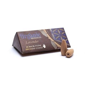 Organic Goodness – Lavender natural backflow incense cones