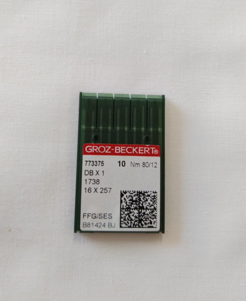 Agulha de Máquina Industrial Nº 80/12 – Groz-Beckert