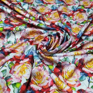 Crepe Acetinado Floral