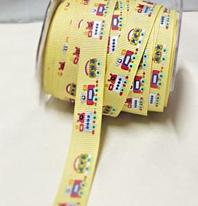 Fita Gorgurão Carros fundo Amarelo