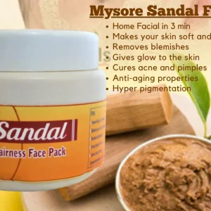 Mysore Sandal Rejuvenating Face Pack for All Skin Types